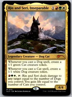 Rin and Seri, Inseparable (1910) Secret Lair Drop Series Magic: The Gathering NM - Image 1