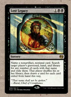 Lost Legacy (Rare) - Kaladesh - Magic the Gathering MTG - Image 1