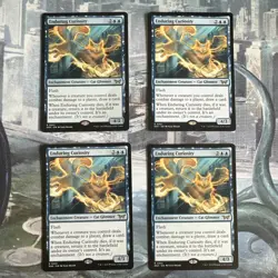 4x MTG Enduring Curiosity (51/499) Duskmourn House of Horror LP - Image 1