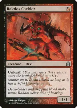 RAKDOS CACKLER X 4 N/M- RETURN TO RAVNICA MAGIC THE GATHERING - Image 1