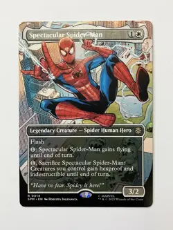 Marvel's Spider-Man Spectacular Spider-Man 14 Borderless Magic the Gathering - Image 1