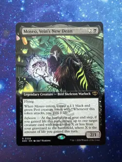 Moseo, Vein's New Dean (Extended Art) R Secrets of Strixhaven 326 NM - Image 1
