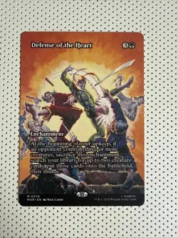 Magic The Gathering Marvel Defense of the Heart Borderless 0076 Mythic - Image 1