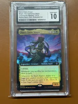 Narci Fable Singer #775 Mythic Foil Masters Magic the Gathering MTG CGC 10 MW - Image 1
