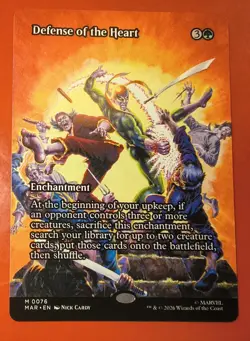 MTG: MARVEL SUPER HEROES, DEFENSE OF THE HEART, 0076, MYTHIC, REGULAR,MAR - Image 1