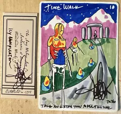 MTG ARTIST PROOF Spanish Icy Manipulator Time Walk AP Sketch Art Amy WEBER Magic - Image 1