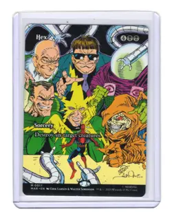 Hex (Borderless) 17 Mythic Marvel Universe Eternal-Legal Magic: The Gathering NM - Image 1