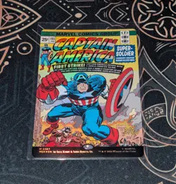 M.T.G. Marvel Super Heroes Captain America, Super-Soldier Borderless Foil NM - Image 1