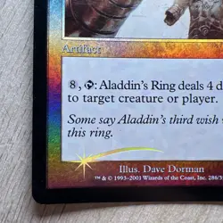 MTG Magic The Gathering - Aladdin's Ring FOIL - 7th Edition - Artifact Rare - Image 3