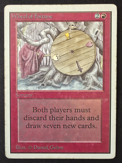 Wheel of Fortune from Magic: The Gathering — Unlimited Edition, 1993 - Image 1