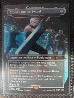 Cloud's Buster Sword - Umezawa's Jitte 1865 Secret Lair Drop Series Magic: NM - Image 1