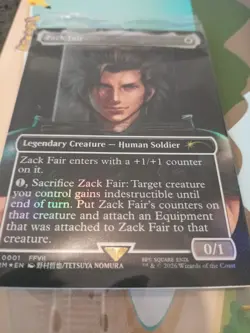 Magic The Gathering Zack Fair Promo FFVII Rebirth Card Final Fantasy MTG Sealed - Image 3
