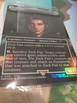 Magic The Gathering Zack Fair Promo FFVII Rebirth Card Final Fantasy MTG Sealed - Image 4