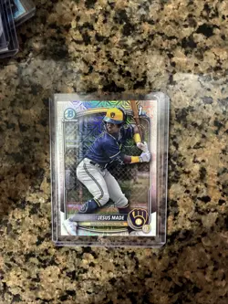 2025 Bowman - Chrome Prospects Jesus Made #BCP-50 Mojo Refractor (RC) - Image 1