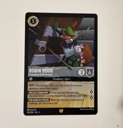 Disney Lorcana TCG Robin Hood Champion of Sherwood 190/204 - Image 1