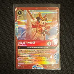 Disney Lorcana TCG Mickey Mouse - Pirate Captain Foil Cruise Promo 13/P3 Ruby EN - Image 1