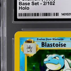 1999 Pokemon Game Blastoise #2 CGC 9.5 Holo Mint+ Base Set - Image 4