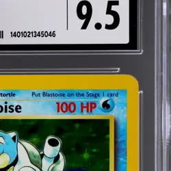 1999 Pokemon Game Blastoise #2 CGC 9.5 Holo Mint+ Base Set - Image 5