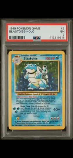 1999 POKEMON GAME #2 BLASTOISE-HOLO - Image 1