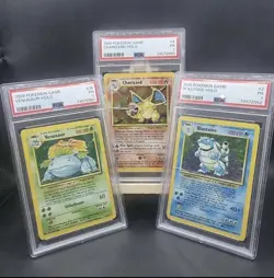 1999 Pokemon Game Holo PSA 1 Charizard Venusaur Blastoise (Sequential) - Image 1
