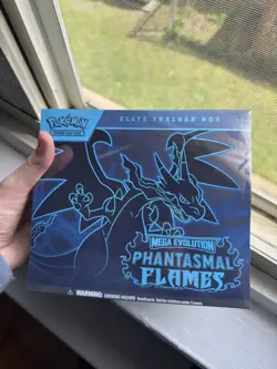 Pokemon TCG Mega Evolution Phantasmal Flames Elite Trainer Box ETB New Sealed - Image 1