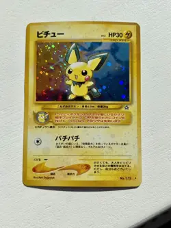 Pokemon Card Pichu Holo Rare Neo Genesis 172 Japanese - Image 1