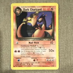 Pokemon Dark Charizard Team Rocket 21/82 Rare 2000 Wizards 80 HP Regular English - Image 1