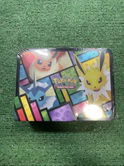 Pokemon TCG Eevee Collector's Treasure Chest Lunchbox Tin NEW SEALED - Image 3