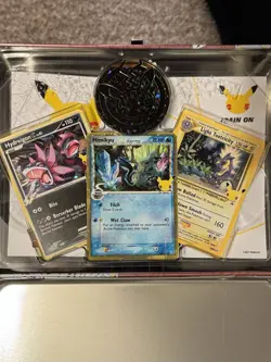 Pokemon 25th Anniversary Celebrations Lunchbox Tin With Promo Cards (no packs) - Image 2