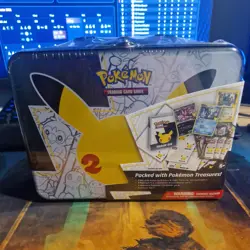 Pokemon Celebrations Pikachu Collector Chest Lunchbox Tin Sealed TCG Brand New 820650809415 - Image 1