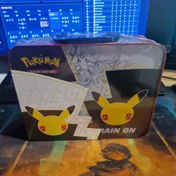 Pokemon Celebrations Pikachu Collector Chest Lunchbox Tin Sealed TCG Brand New 820650809415 - Image 2