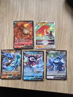 Pokemon TCG Collection Of Assorted V & Vstar Cards Atral Radiance X5 Bundle - Image 1
