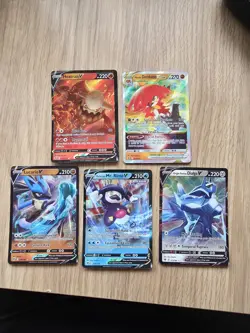 Pokemon TCG Collection Of Assorted V & Vstar Cards Atral Radiance X5 Bundle - Image 2