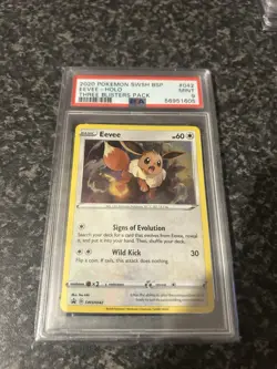 Collection of PSA Graded Pokemon Eevee Cards Bundle - Image 3