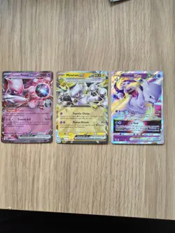 Pokemon TCG Collection Of Mewtwo EX & Vstar Cards X3 Bundle - Image 1