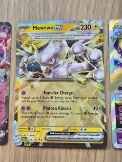Pokemon TCG Collection Of Mewtwo EX & Vstar Cards X3 Bundle - Image 3