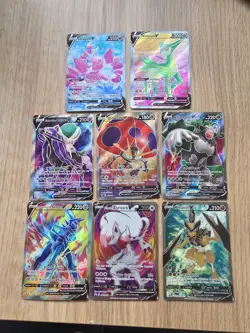 Pokemon TCG Collection Of Full Art Pokemon V cards X8 Bundle - Image 1