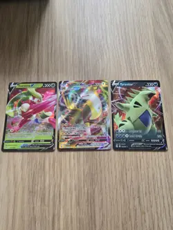 Pokemon TCG Collection Of Fusion Strike Ex And Vmax Cards X3 Bundle - Image 1