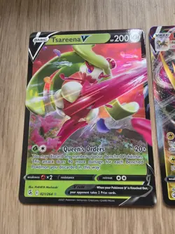 Pokemon TCG Collection Of Fusion Strike Ex And Vmax Cards X3 Bundle - Image 2