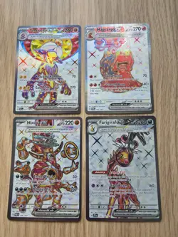 Pokemon TCG Collection Of Full Art Pokemon Cards X4 Bundle - Image 1