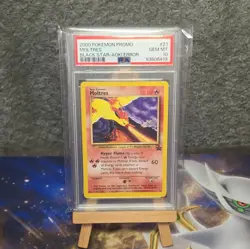 Pokemon Moltres 21 Black Star Promo 2000 #21 - Aoki Error - PSA 10 - Image 1