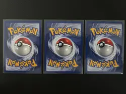 2000 Pokemon Movie Promo Cards Black Star Moltres Articuno Zapdos 21 22 23 LP - Image 2