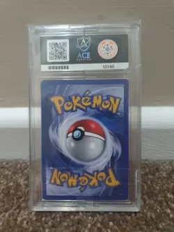 Moltres Pokemon (2000) Black Star Promo 21 - Corrected - ACE 6 like PSA - Image 2