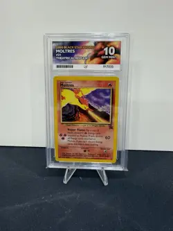 2000 Pokemon TCG Black Star Promo Moltres #21 - Ace Grade 10 - Gem Mint - Image 1