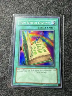 Yugioh Card - Toon Table Of Contents TP6-EN002 Super Rare - Image 1