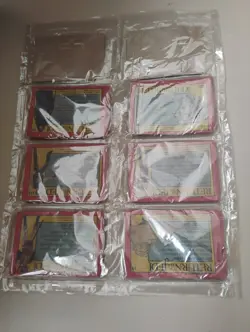 1983 Topps Star Wars Return of the Jedi Unopened Rack Pack - 2 connected packs - Image 2
