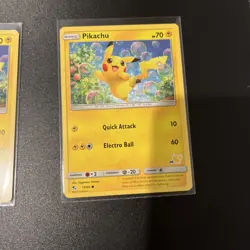 Pikachu 19/68 Battle Academy Regular Non Holo Pokemon Card x 2 - Image 3