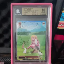 BGS 10 2025 WEISS SCHWARZ JPN SSP SIGNATURE GETTING IN TOUCH WITH NATURE, RUBY - Image 1
