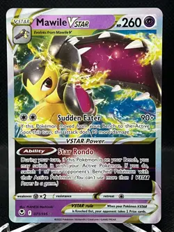 Pokemon TCG Silvet Tempest Mawile Vstar 071/195 Holo Ultra Rare - Image 1