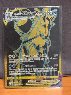 Pokemon TCG Ice Rider Calyrex VMAX Sword & Shield Mfg-Astral Radiance Tg29/Tg30 - Image 1